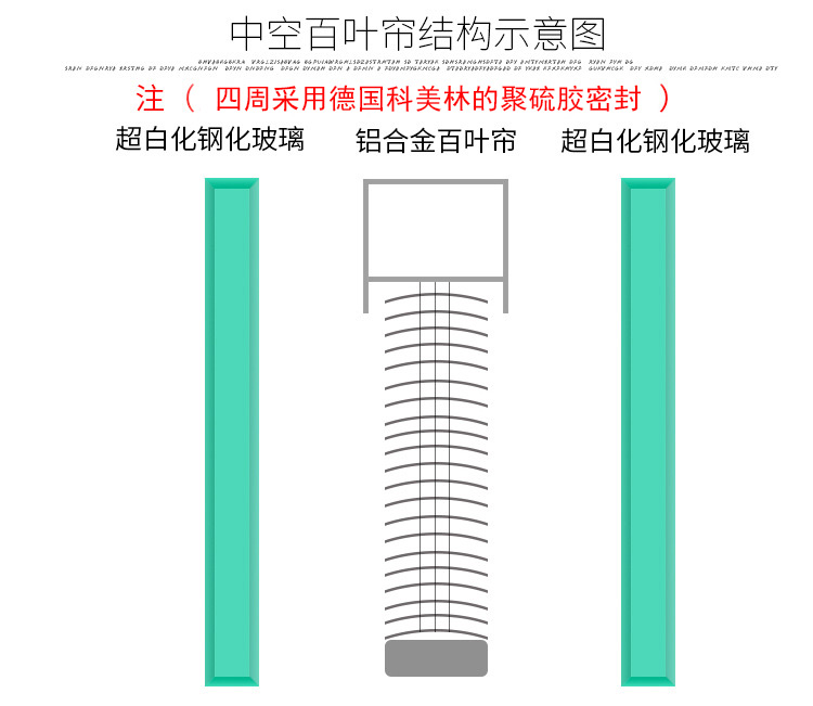 中空百葉窗